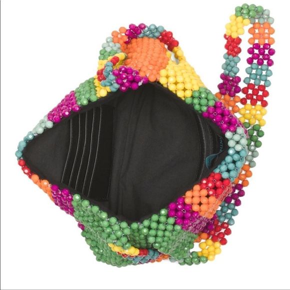 Cynthia Rowley Rainbow Beaded Crossbody Bag - Picture 11 of 11